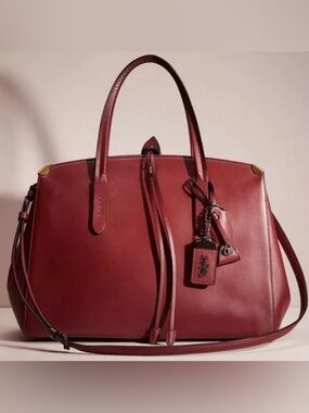 $798 COACH 1941 Cooper Carryall Bag Teal Leather w/ Suede Interior OX BLOOD